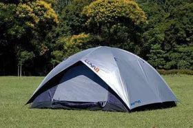 Barraca para 5 Pessoas para Camping com Sobre Teto Mor 240x240x130