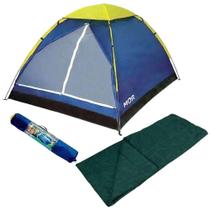 Barraca para Camping até 4 Pessoas com Saco de Dormir MOR Barraca para Camping até 4 Pessoas com Saco de Dormir MOR