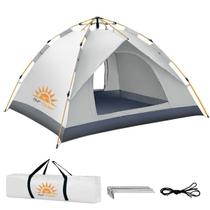 Barraca para Camping até 4 Pessoas Impermeável Expansão Automática Abertura Rápida Barraca para Camping até 4 Pessoas Impermeável Expansão Automática Abertura Rápida
