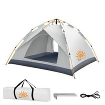 Barraca para Camping Impermeável Abertura Rápida Expansão Automática até 4 Pessoas