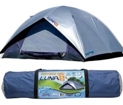 Barraca para Camping Luna 6 Pessoas Com Proteção Mor