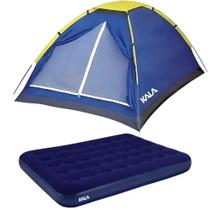Barraca para Camping SAN VALENTIN 3 Pessoas com Colchão Inflável de Casal KALA Barraca para Camping SAN VALENTIN 3 Pessoas com Colchão Inflável de Casal KALA