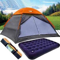 Barraca Para Camping Weekend 4 Pessoas + Colchão Echolife