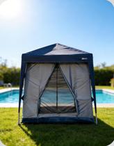 Barraca Para Gazebo Transform NTK 6 Pessoas 3x3m com Impermeabilidade 3000 mm para Camping e Eventos
