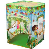 Barraca pop-up infantil Vincreem dobrável 100x100x125cm 180 correntes