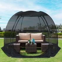 Barraca Pop-up Portátil Alvantor 3,7x3,7m com Tela UV Barraca Pop-up Portátil Alvantor 3,7x3,7m com Tela UV