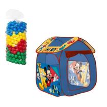 Barraca Portátil Casinha Do Mickey + 100 Bolinhas - Zippy Toys