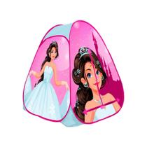Barraca Portátil Infantil Little Princess Zippy Toys 3 A 4 Anos Rosa E Azul