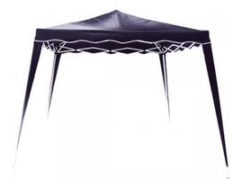 Barraca Praia Gazebo Base 3x3m Sanfonada Articulada C Bolsa Azul