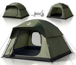 Barraca Purebox para 4 pessoas, impermeável e resistente ao vento, 220 x 180 x 150 cm
