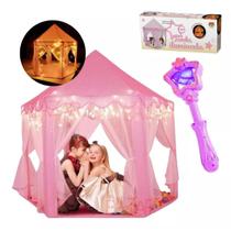 Barraca Tenda Cabana Infantil Dobrável Iluminada Luz De Led Barraca Tenda Cabana Infantil Dobrável Iluminada Luz De Led