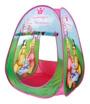 Barraca Tenda Cabana Piquenique Princesas Rosa Acampamento - DM Toys