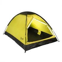 Barraca tenda camping acampamento acampar 2 pessoas/casal Quati Carajás QC2PA (Amarelo)