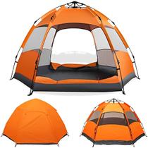 Barraca Tenda Camping Praia Viagem Acampamento 4 A 6 Pessoas com Capa