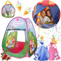 Barraca Toca Cabana Infantil Piquenique Princesas Dobrável