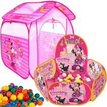 Barraca Toca Com Bolinhas Infantil Casa Toquinha Criança Menina Minnie Dobrável Piscina 130 Litros Cesta Basquete Barraca Toca Com Bolinhas Infantil Casa Toquinha Criança Menina Minnie Dobrável Piscina 130 Litros Cesta Basquete