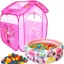 Barraca Toca Com Bolinhas Infantil Casa Toquinha Criança Menina Minnie Dobrável Piscina Inflável 37 Litros Barraca Toca Com Bolinhas Infantil Casa Toquinha Criança Menina Minnie Dobrável Piscina Inflável 37 Litros