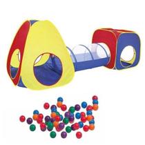 Barraca Toca Infantil 3x1 Com Túnel E Bolinhas Inmetro Barraca Toca Infantil 3x1 Com Túnel E Bolinhas Inmetro