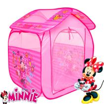 Barraca Toca Infantil Casa Toquinha Criança Menina Minnie Dobrável Barraca Toca Infantil Casa Toquinha Criança Menina Minnie Dobrável