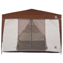 Barraca Transform para gazebo sanfonado 3x3 Belfix Oasis Marrom nao acompanha tenda