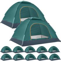 Barraca Woanger 10 Unidades para 2-3 Pessoas Impermeável Verde Barraca Woanger 10 Unidades para 2-3 Pessoas Impermeável Verde