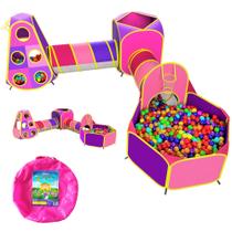 Barracas de Jogos Playz Kids Princess - Piscina de Bolinhas, Túnel e Dardos