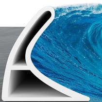 Barragem de água Shower Threshold KRUI dobrável de 1 m autoadesiva Barragem de água Shower Threshold KRUI dobrável de 1 m autoadesiva