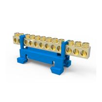 Barramento Borneira P/ Fio Neutro Azul 12 Polos Enerbras