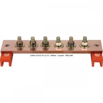 Barramento Caixa ''U.V.X.Z''2X5/16 6 Parafuso 250Mm 3 Barramento Caixa ''U.V.X.Z''2X5/16 6 Parafuso 250Mm 3