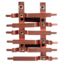 Barramento Central 100A Bifásico para 12 Circuitos