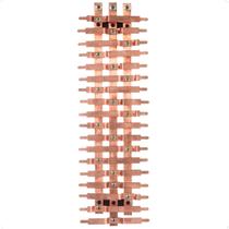 Barramento Central 100A Trifásico para 36 Circuitos