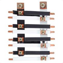 Barramento Central Bifásico Isolado 150A para 16 Circuitos