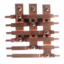 Barramento Central Trifásico 225A para 12 Circuitos