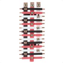 Barramento Central Trifásico Isolado 150A para 28 Circuitos