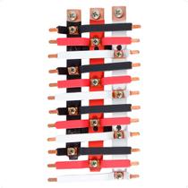 Barramento Central Trifásico Isolado 225A para 24 Circuitos