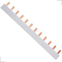 Barramento Monofásico 12 Polos Em Cobre 80A 440VAC Steck