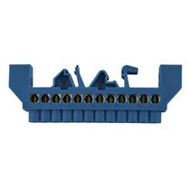 Barramento Neutro 12 Furos Base Azul JNG Barramento Neutro 12 Furos Base Azul JNG