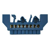 Barramento Neutro 8 Furos Base Azul JNG Barramento Neutro 8 Furos Base Azul JNG