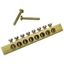 Barramento Neutro ou Terra com 8 Furos até 36a para Painel Elétrico Universal Barramento Neutro ou Terra com 8 Furos até 36a para Painel Elétrico Universal