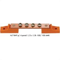 Barramento Neutro/Terra Multhiplos 04 Parafuso 100/150A 13 Barramento Neutro/Terra Multhiplos 04 Parafuso 100/150A 13