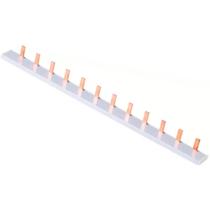 Barramento Pente 1 Polo Monopolar 63A Pequeno para 12 Disjuntores Monofásicos Barramento Pente 1 Polo Monopolar 63A Pequeno para 12 Disjuntores Monofásicos