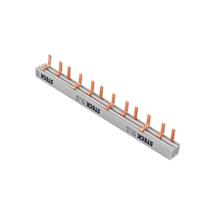 Barramento Pente 12 Polos Bifásico 2x6 80a 63a Din Elitek, Tramontina e Steck