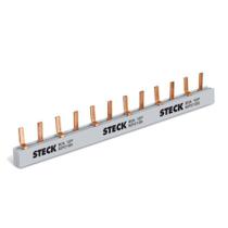 Barramento Pente Bifásico para 16 Disjuntores 80A 285mm S2F285B STECK