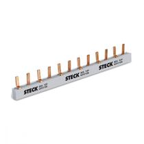 Barramento Steck Bifa. 80A 220/440V 2X6P Din