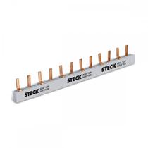 Barramento Steck Bifa. 80A 220/440V 2X6P Din Barramento Steck Bifa. 80A 220/440V 2X6P Din