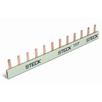 Barramento Steck Monofasico 12 Disjuntores Din 80A S1F210B