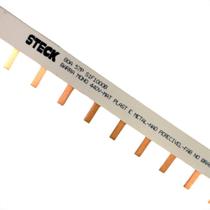 Barramento Steck Monofasico Din Para 57 Disjuntores 80A. - S1F1000B Barramento Steck Monofasico Din Para 57 Disjuntores 80A. - S1F1000B