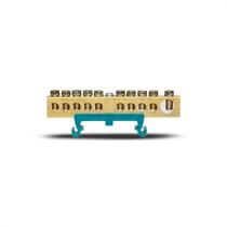 Barramento Terra 10 Terminais Para Fixação Em Trilho Steck