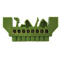 Barramento Terra 8 Furos Base Verde JNG Barramento Terra 8 Furos Base Verde JNG