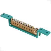 Barramento Terra Em Cobre 11 Terminais 80A 500V Steck